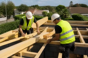Comment monter un toit plat en ossature bois : les étapes clés ?
