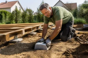 Comment installer vos plots en béton pour une terrasse en bois ?